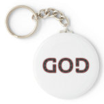 God Anagram keychains