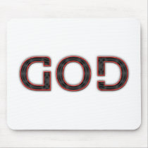 God Anagram Mouse Pad