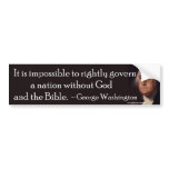 God and the Bible - Bumpersticker