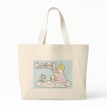 god angel biodegradable creation canvas bag