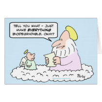 god angel biodegradable creation cards