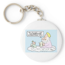 god angel biodegradable creation key chain
