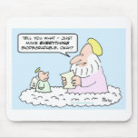 god angel biodegradable creation mousepads