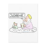 god angel biodegradable creation postcard