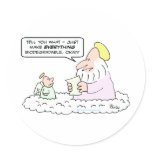god angel biodegradable creation stickers