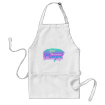 God answers prayer christian design aprons