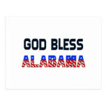 God Bless Alabama Post Card