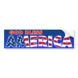 God Bless America bumper stickers