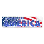 God Bless America bumper stickers