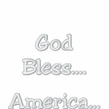 God Bless....America... Embroidered Hoodie