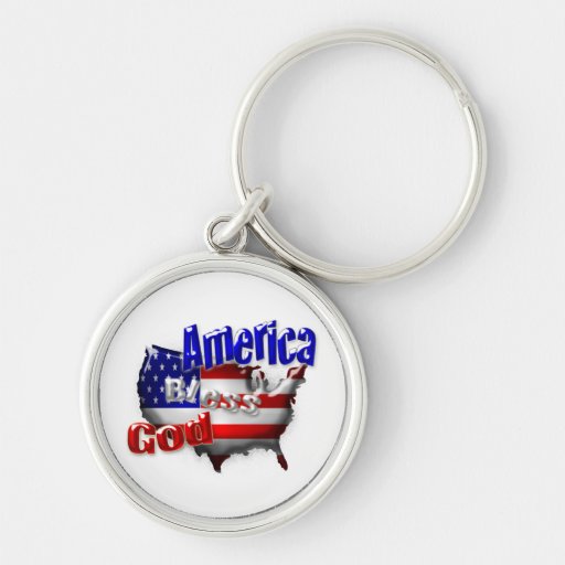 God Bless America Key chain