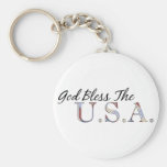 God Bless America Key Chains