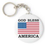 God Bless America keychains