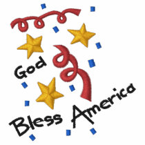 GOD BLESS AMERICA LADY'S SHIRT
