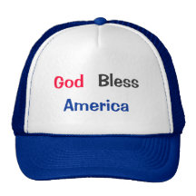 God Bless America Mesh Hat