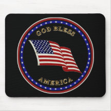 God Bless America Mouse Pad