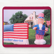 God bless america mouse pads