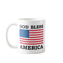God Bless America Coffee Mugs