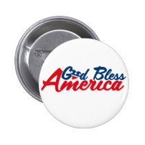 God bless America buttons