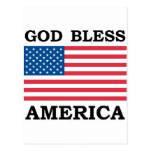 God Bless America Postcards