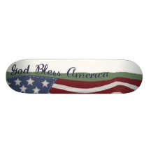 God Bless America Skateboard