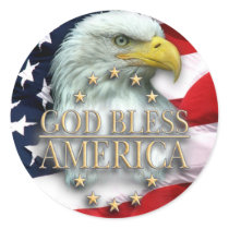 God Bless America Stickers