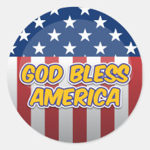 God Bless America Sticker