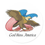 God Bless America stickers