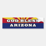 God Bless Arizona Bumper Sticker