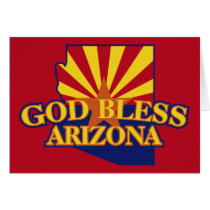 God Bless Arizona Card