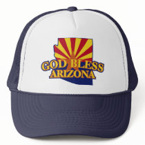 God Bless Arizona Trucker Hats