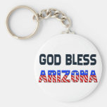 God Bless Arizona Key Chain