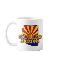 God Bless Arizona Coffee Mugs