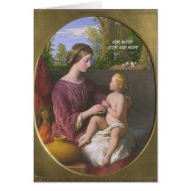 GOD BLESS JESUS AND MARY GREETING CARDS