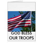 GOD BLESS OUR TROOPS CARDS