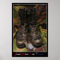 God Bless Our Troops Posters