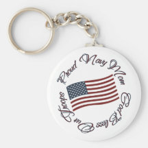 God Bless Our Troops, Proud Navy Mum Key Chains