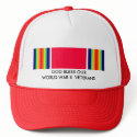 GOD BLESS OUR WORLD WAR II VETERANS hats