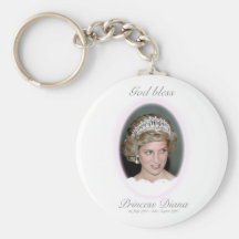 God Bless Princess Diana Key Chain
