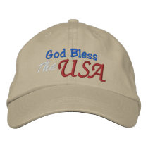 God Bless the USA Cap Template by SRF