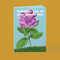 God bless you on your special day Card