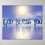 God Bless You. posters