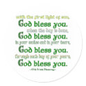 God Bless You stickers