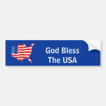 God BlessThe USA Bumper Sticker