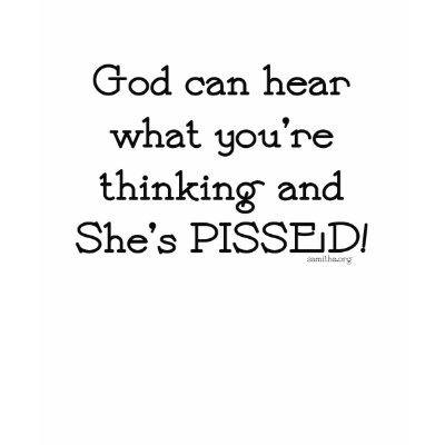 God can hear tshirts by ppprincess1