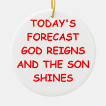 GOD CHRISTMAS ORNAMENTS