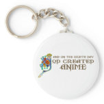 God Created Anime Keychain