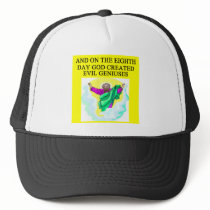 god created evil geniuses mesh hat