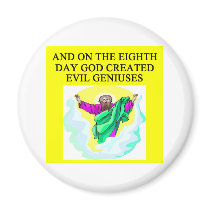 god created evil geniuses magnet