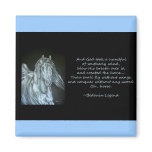 God Created Horse magnets